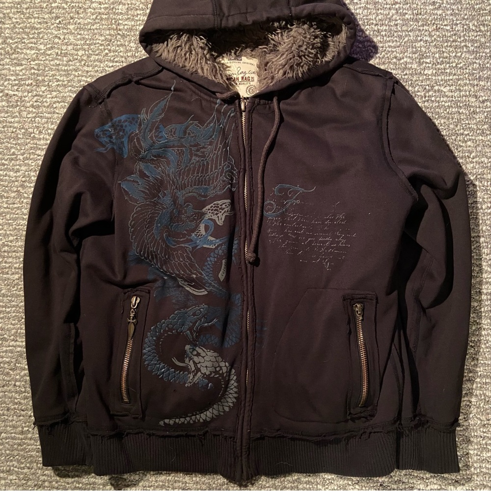 Fur lined zip-up hoodie ⛄️